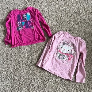 Girls' Long-Sleeve Graphic Tees